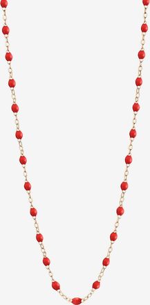 Gigi Clozeau Halskette aus Ros&eacute;gold und Harz Classique Gigi Coquelicot