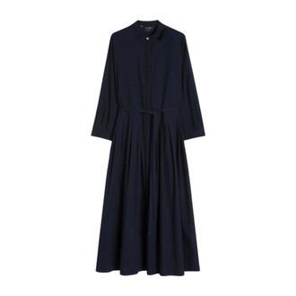 Max Mara Shirt Dresses, female, Blue, Size: XS Shirt Dresses