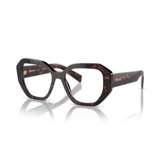 Prada A07v Vista Oversized Geometric Tortoiseshell Frame Eyewear