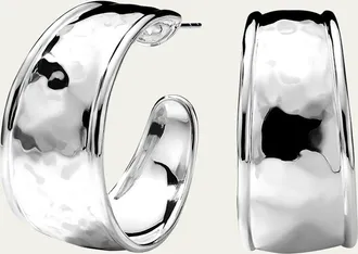 Ippolita Goddess Hoop Earrings in Sterling Silver