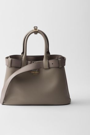 Prada Buckle small leather handbag with belt