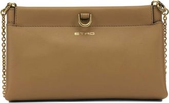 Etro Talk Clutch - Dames - Tassen - Bruin - Maat: ONE Size Zijde