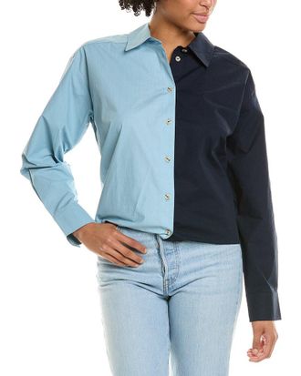Donni. Donni. Duo Pop Button-Down Shirt
