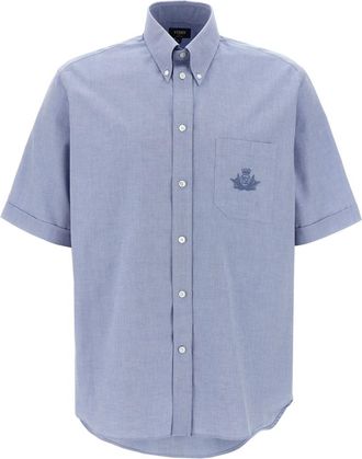 Fendi Light Blue Logo Shirt