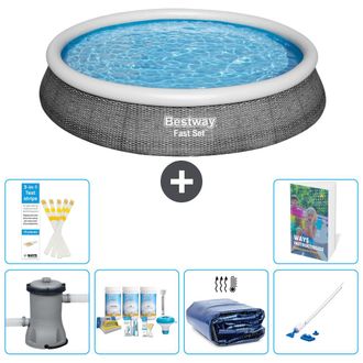 Bestway Piscina Bestway Fast Set Redonda - 396x84 Cm - 7-piezas S310