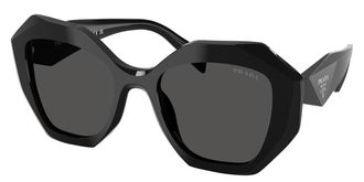 Prada PR 16WS 1AB5S0 Womens Sunglasses Black Size 53