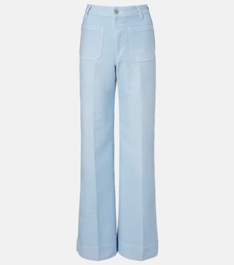 Victoria Beckham Jeans Alina a vita media e gamba larga