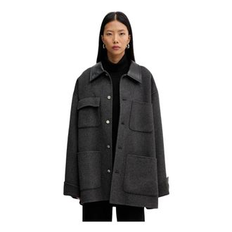 Nanushka Dames, Jassen, Grijs, Maat: XL Zijde