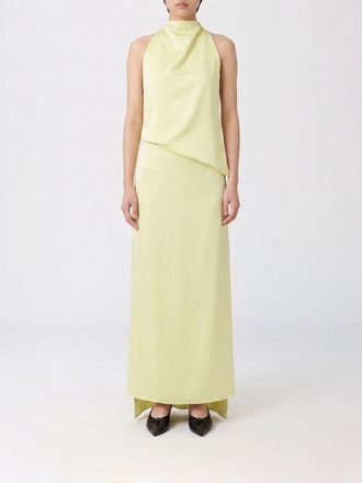 Sportmax Abito Dolmen lungo in raso