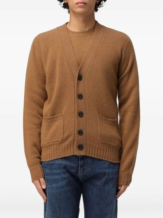 Drumohr fine-knit cardigan - men - Fabric - 50 - Brown