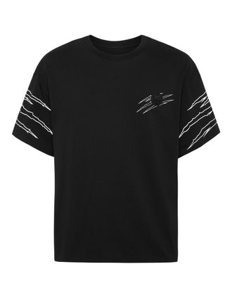 Plein Sport T-Shirt Ronde Hals Ss Scratch