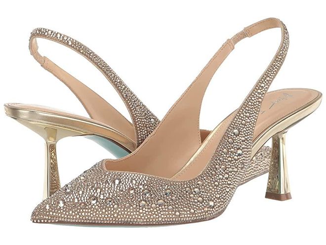 Blue by Betsey Johnson Clark Womens Shoes Silver : 5.5 M, Synthetic ...