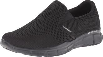 Skechers Mens Equalizer Double Play Fitness Shoes, Black, 10.5 UK Wide