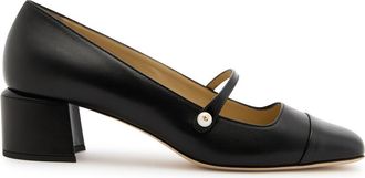 Jimmy Choo London Elisa 45 Leather Pumps - Black