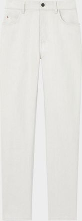 Lafayette 148 New York Cropped Straight-Leg Denim Jeans