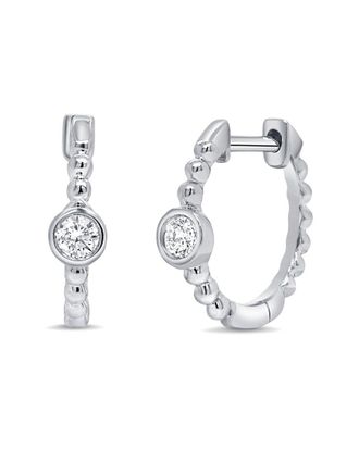 Sabrina Designs 14K 0.10 Ct. Tw. Diamond Huggie Earrings