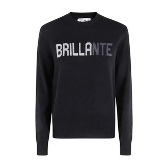 MC2 Saint Barth Brillante Ronde hals Truien - Dames - Ronde hals truien - Zwart - L - Truien & Vesten