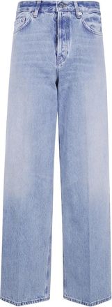 Haikure Straight Jeans - Dames - Loose Fit Jeans - Blauw - W25 - Jeans