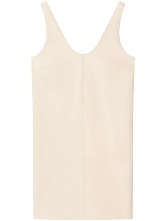 Áeron leather dress - women - Lambskin - M - Neutrals