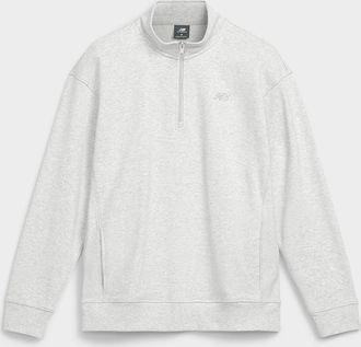 New Balance Mens NB lightweight mock-neck sweatshirt