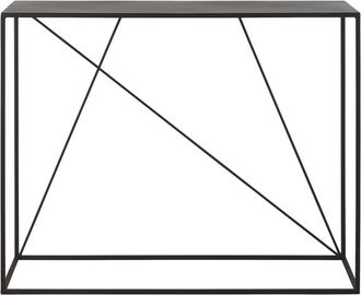 Maisons du monde Consola de metal negro