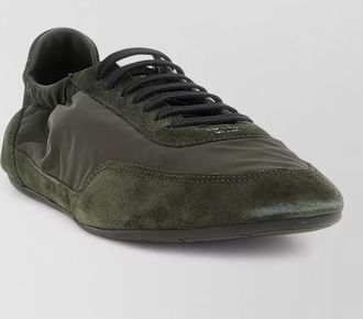 Prada suede low-top sneakers