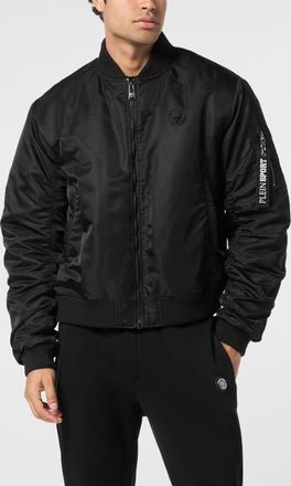 Plein Sport Bomber Icon Training Men in Black at Nordstrom, Size Xxx-Large