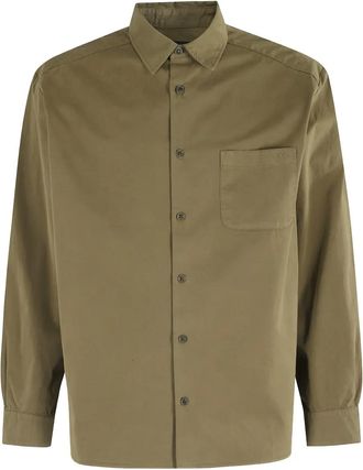 A.P.C. Camicia con ricamo - Verde