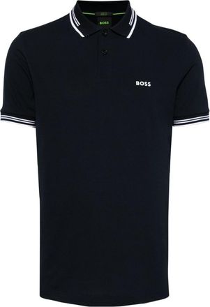 HUGO BOSS Blue Slim Fit Logo Polo