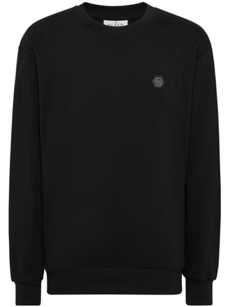 Philipp Plein Gothic Plein sweatshirt - men - Cotton - XXXXL - Black