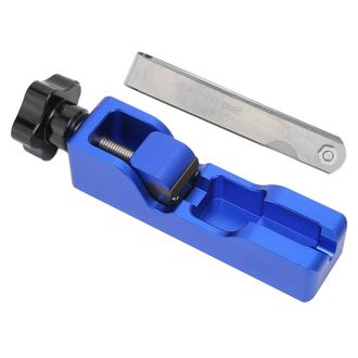 OEM Herramienta Universal Para Medir La Distancia Entre Electrodos De Las Buj&iacute;as, Con Galga De Espesores, De 10 Mm A 16 Mm, Color Azul