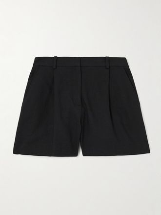 Anine Bing Shorts Con Pinces Trent - Nero