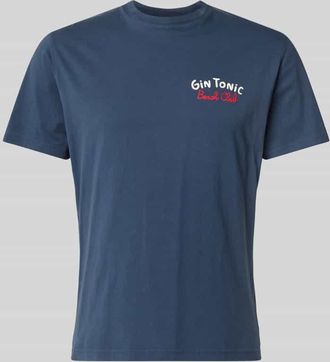 MC2 Saint Barth T-Shirt mit Label-Prints Modell PORTLAND in Marine, Gr&ouml;&szlig;e XXL