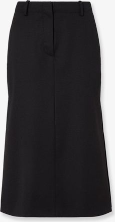 Fendi Gonna in Grain de Poudre nero - FENDI - gender_Woman