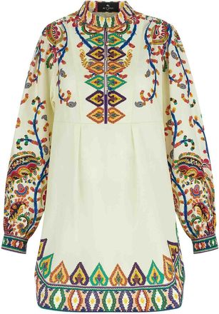 Etro Printed Poplin Dress