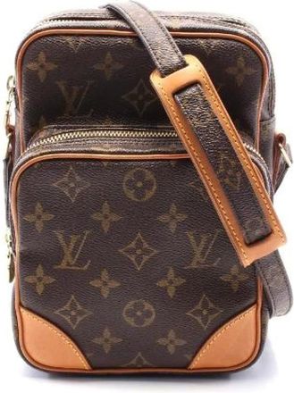 Louis Vuitton Pre-owned Cross Body Bags, female, Brown, Size: ONE SIZE Pre-owned Canvas louis-vuitton-bags