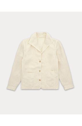 Fortela Scotland Classic Linen Jacket in White at Nordstrom, Size 40 Eu