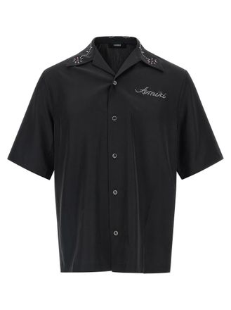 Amiri Black Amiri Stud Camp Shirt