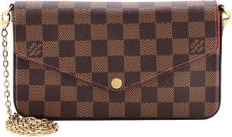Louis Vuitton Felicie Pochette Damier (Authentic Pre-Loved)
