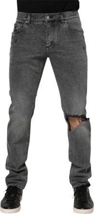 Dolce & Gabbana Hombre, Vaqueros, Gris, Talla: M