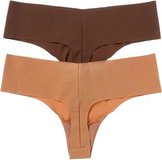 Cosabella 2Pk Free Cut Microfiber Thong