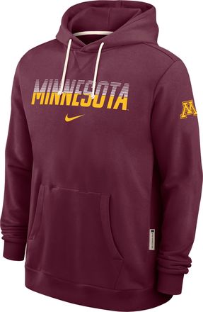 Nike Minnesota Sideline Nike Mens Dri-FIT Pullover Hoodie in Red | IV9883-611