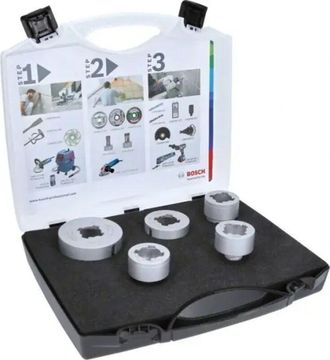 Bosch X-Lock Best for Ceramic Dry Speed Set frese diamantate a secco 5 Pz