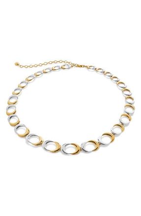 Monica Vinader Kissing Moon 2-Tone Collar Necklace in 18Ct Gold Vermeil at Nordstrom