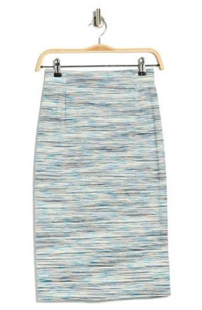 M Missoni Gonna Space Dye Skirt in Multi Jersey Nero Azzurro at Nordstrom Rack, Size 4 Us / 40 It