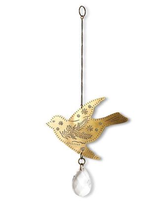 Matr Boomie Matr Boomie Surya Bird Engraved Brass Suncatcher