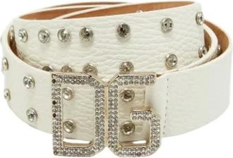 Dolce & Gabbana Pre-owned Belts, female, White, Size: ONE SIZE Pre-owned White Leather Belt
