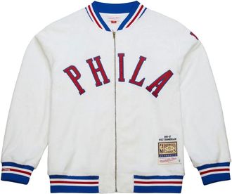 Mitchell & Ness Giacca NBA 76ers 1966 Wilt Chamberlain Philadelphia 76ers - Bianco