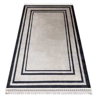 RugsX Rugsx - Alfombra Amour 53104a Beige - Marco, Moderno, Elegante Beige 78x300 Cm