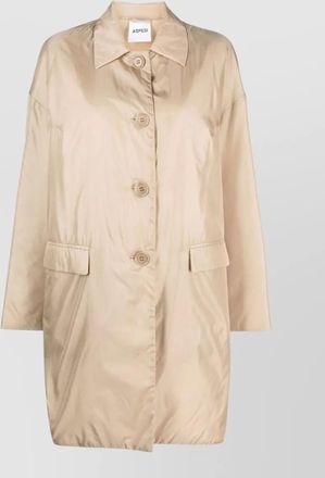 Aspesi silk blend fitted jacket